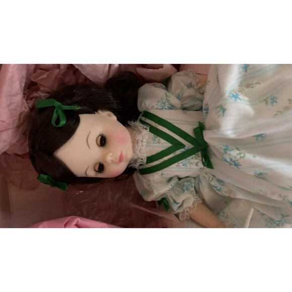 14" Scarlett  O’Hara -  #1591 by Madame Alexander - 1987 Lg Nib Doll Never Used - Picture 5 of 7